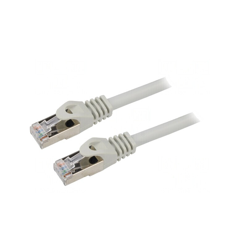 Patch Cord S/FTP Cat 6a Cupru LSZH Gri 60m | Electronic-mag.ro | Componente Electronice