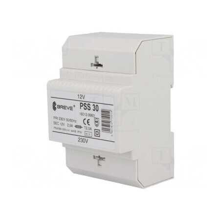 Transformator de Alimentare 30VA 230V AC la 12V DC cu Cleme | Electronic-mag.ro | Componente Electronice