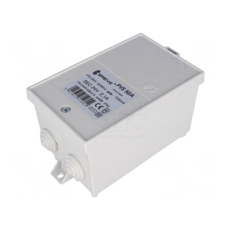 Transformator Siguranță 50VA 230VAC 24V IP54 Clasa II | Electronic-mag.ro | Componente Electronice
