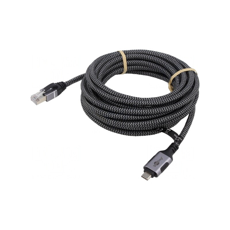 Cablu USB 3.1 RJ45 USB C 15m Negru/Gri | Electronic-mag.ro | Componente Electronice