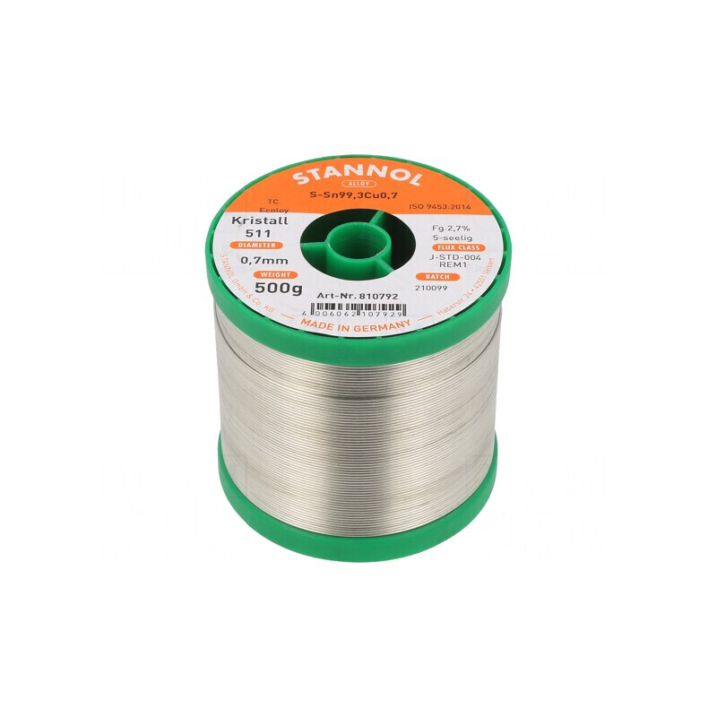 Sârmă de lipit fără plumb 700um 0,5kg | Electronic-mag.ro | Componente Electronice