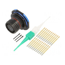 Conector Militar 13mm MIL-DTL-38999 Series III Mamă | Electronic-mag.ro | Componente Electronice