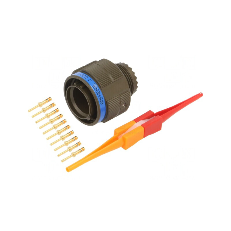 Conector Militar Dimensiune 13 MIL-DTL-38999 Series III Oliv | Electronic-mag.ro | Componente Electronice