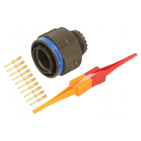 Conector Militar Dimensiune 13 MIL-DTL-38999 Series III Oliv | Electronic-mag.ro | Componente Electronice