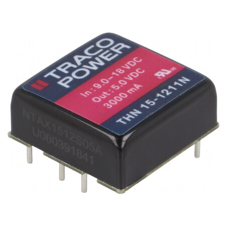 Convertor DC/DC 15W 9-18V la 5V 3A | Electronic-mag.ro | Componente Electronice