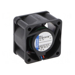 Ventilator DC axial 12V 40x40x25mm 19m3/h 39dBA cu bilă | Electronic-mag.ro | Componente Electronice