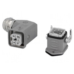 Conector HDC Tată-Mamă Soclu-Mufă Set Complet Han Kit | Electronic-mag.ro | Componente Electronice