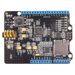 Arduino shield | GPIO,I2S,SPI | pentru aplicaţii audio | MUSIC SHIELD V2.0