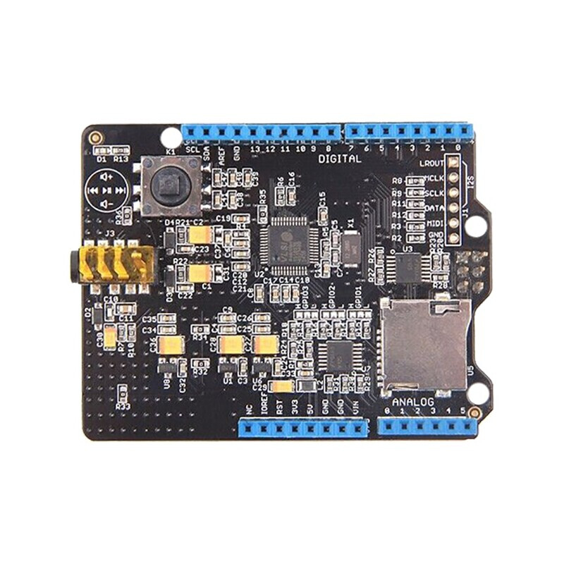Arduino Music Shield V2.0 pentru Aplicații Audio | Electronic-mag.ro | Componente Electronice