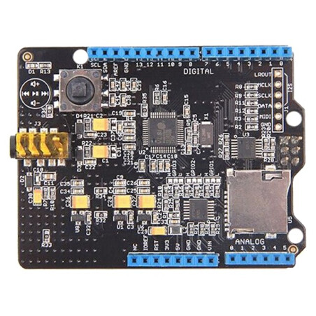 Arduino Music Shield V2.0 pentru Aplicații Audio | Electronic-mag.ro | Componente Electronice