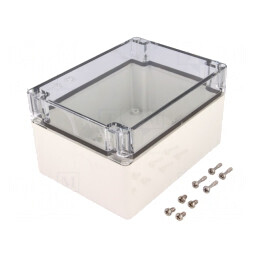Carcasă universală gri 120x160x90mm IK08 | Electronic-mag.ro | Componente Electronice