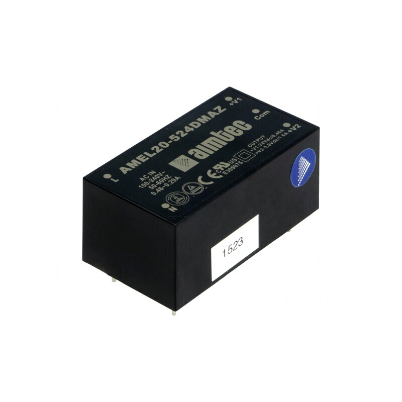Convertor AC/DC 18W 5VDC AMEL20-524DMAZ | Electronic-mag.ro | Componente Electronice Convertor AC/DC 18W 5VDC AMEL20-524DMAZ | Electronic-mag.ro | Componente Electronice