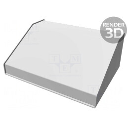 Carcasă Desktop Aluminiu 254x183x102mm | Electronic-mag.ro | Componente Electronice