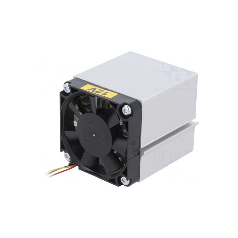 Radiator Extrudat Natural 50mm 1.38K/W 12V | Electronic-mag.ro | Componente Electronice