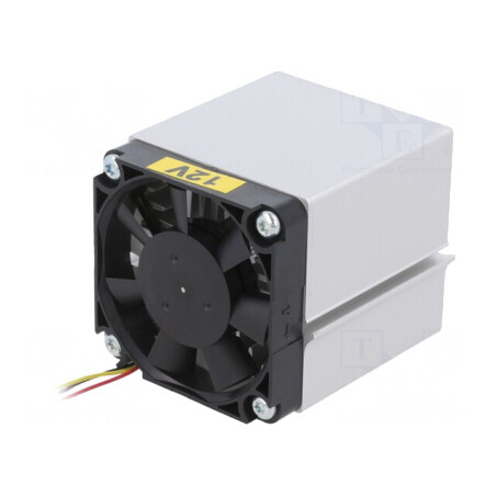Radiator Extrudat Natural 50mm 1.38K/W 12V | Electronic-mag.ro | Componente Electronice