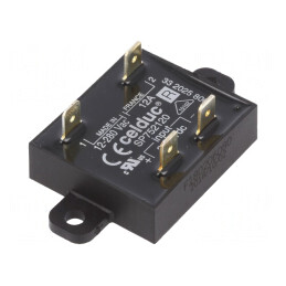 Releu Semiconductor 1-Fazat 12A 3-32VDC 12-280VAC | Electronic-mag.ro | Componente Electronice