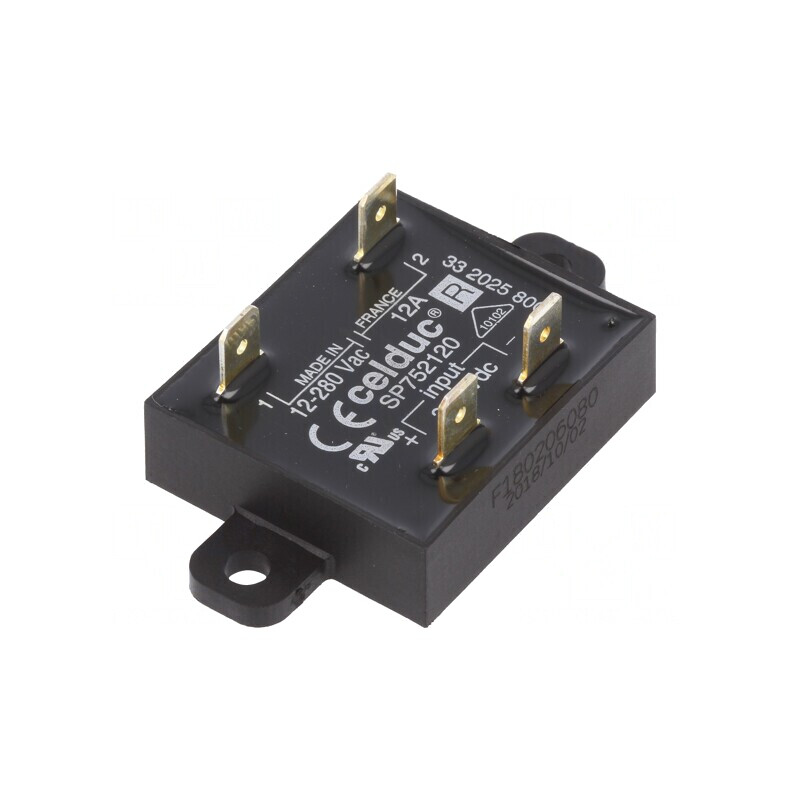 Releu Semiconductor 1-Fazat 12A 3-32VDC 12-280VAC | Electronic-mag.ro | Componente Electronice