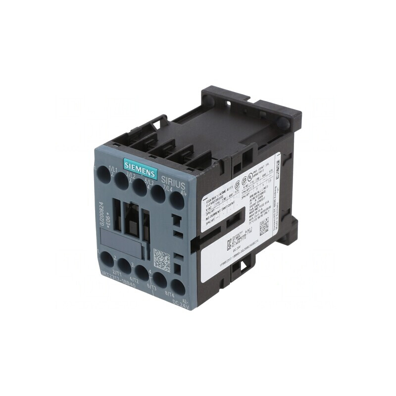 Contactor 4P NO 24VDC 12A DIN Rail | Electronic-mag.ro | Componente Electronice
