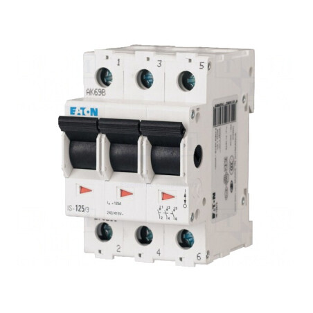 Separator-întrerupător Poli 3 125A 240VAC pentru șină DIN | Electronic-mag.ro | Componente Electronice