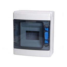 Carcasă Modulară IP65 Albă ABS 6 Moduli | Electronic-mag.ro | Componente Electronice