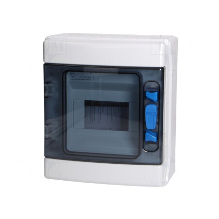 Carcasă Modulară IP65 Albă ABS 6 Moduli | Electronic-mag.ro | Componente Electronice