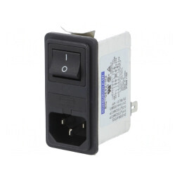 Conector alimentare AC 6A 250V 1,6mH | Electronic-mag.ro | Componente Electronice