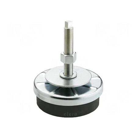 Picioruș cu ax oțel 80mm M12 H: 134mm | Electronic-mag.ro | Componente Electronice