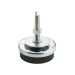 Picioruș cu ax oțel 80mm M12 H: 134mm | Electronic-mag.ro | Componente Electronice