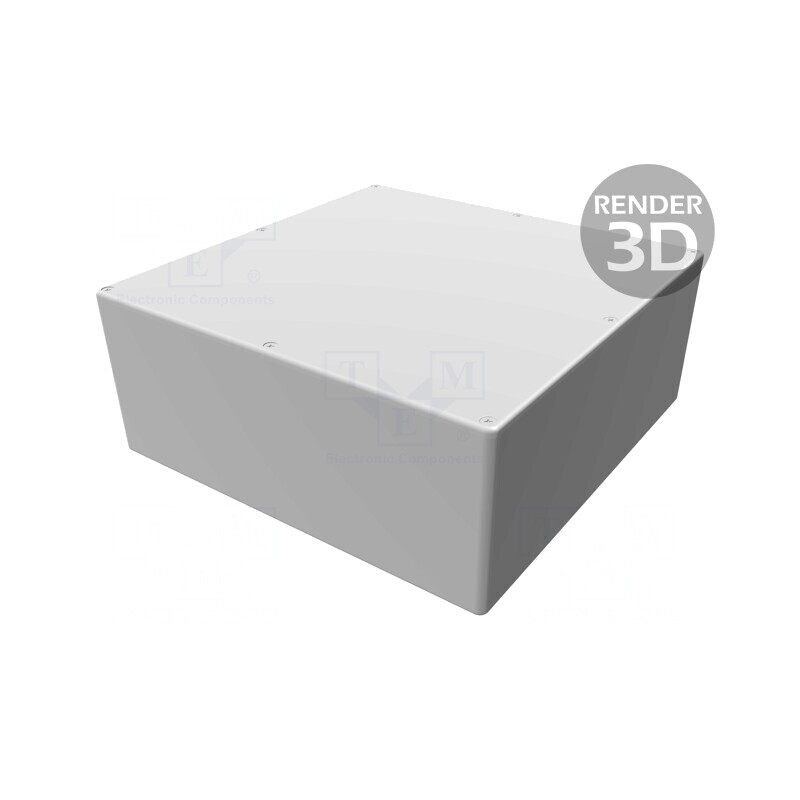 Carcasă Universală Aluminiu 250x250x101mm | Electronic-mag.ro | Componente Electronice