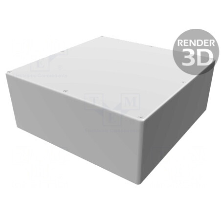 Carcasă Universală Aluminiu 250x250x101mm | Electronic-mag.ro | Componente Electronice