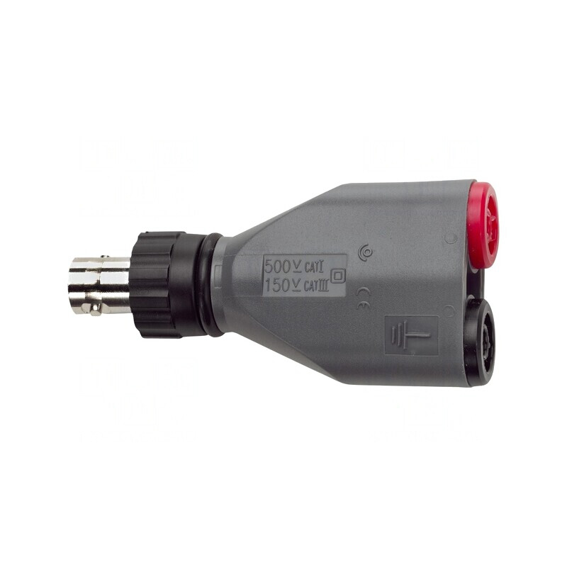 Adaptor Banană 4mm la BNC Mamă 3A x2 | Electronic-mag.ro | Componente Electronice