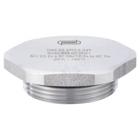Capac de protecție IP68 oțel inoxidabil M40 1,5 | Electronic-mag.ro | Componente Electronice