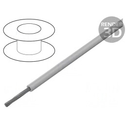 Cablu HookUp Wire litat Cu 20AWG PVC 30,5m Gri 300V | Electronic-mag.ro | Componente Electronice