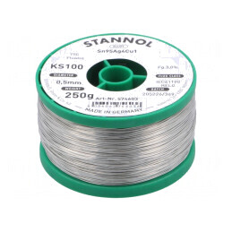 Sârmă de lipit fără plumb 0,5mm 0,25kg | Electronic-mag.ro | Componente Electronice