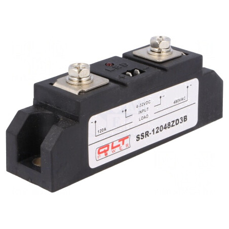 Releu Semiconductor 120A 1-fazat 4-32VDC 44-480VAC | Electronic-mag.ro | Componente Electronice