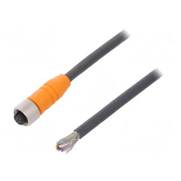 Cablu Conectare M12 PIN 8 Drept 10m IP67 | Electronic-mag.ro | Componente Electronice