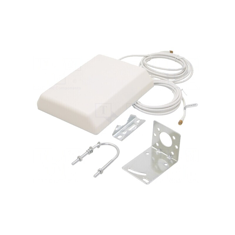 Antena Albă SMA 50W 600-2700MHz 3m 14dBi RG58 | Electronic-mag.ro | Componente Electronice