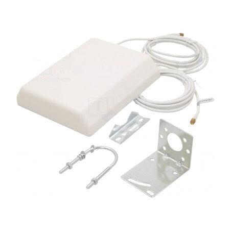 Antena Albă SMA 50W 600-2700MHz 3m 14dBi RG58 | Electronic-mag.ro | Componente Electronice
