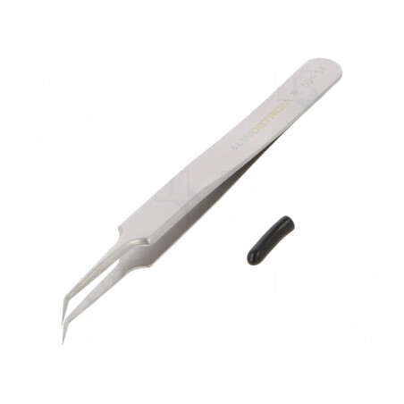 Pensetă de Precizie cu Vârf Curbat 110mm | Electronic-mag.ro | Componente Electronice
