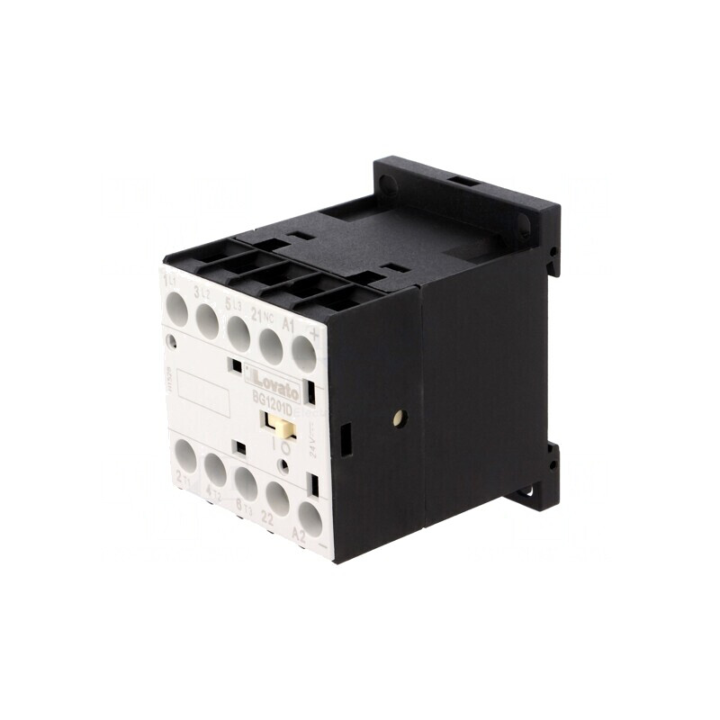Contactor 3-poli NO 24VDC 12A 3NC | Electronic-mag.ro | Componente Electronice