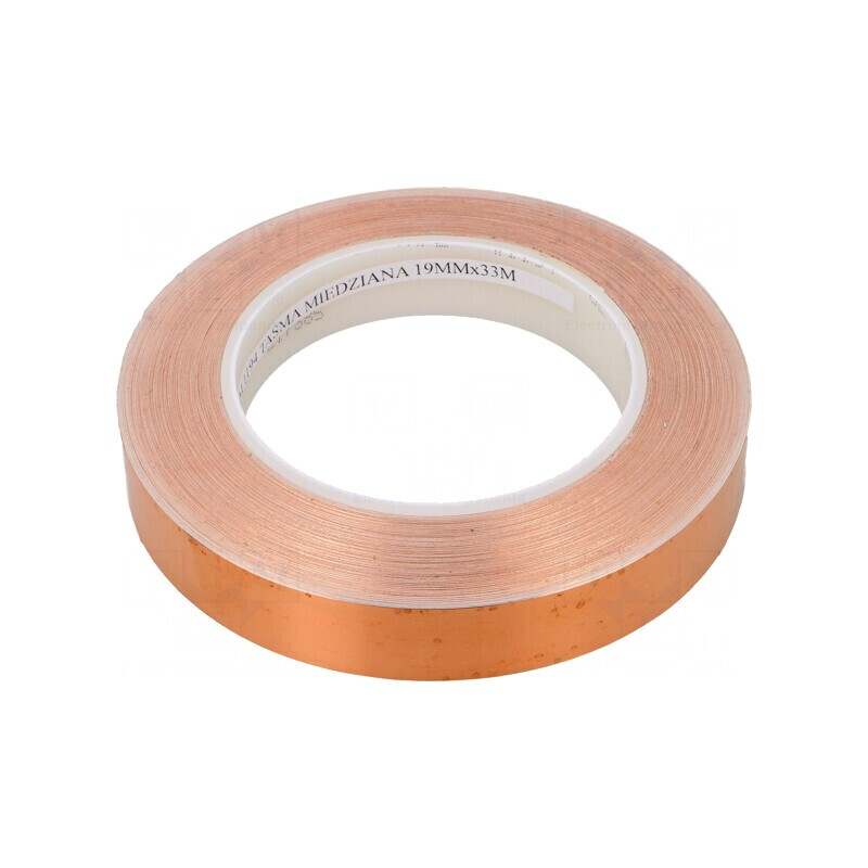 Bandă Electroconductoare Cupru 19mm x 33m | Electronic-mag.ro | Componente Electronice