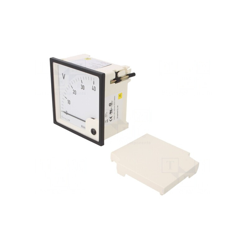 Voltmetru pe panou 0-40V Clasa 1.5 96x96mm | Electronic-mag.ro | Componente Electronice
