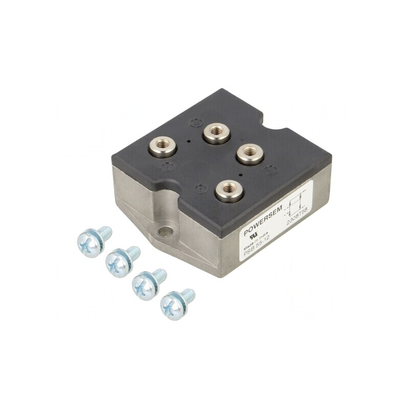 Punte Redresoare Monofazată 1.2kV 50A 670A PSB 55/12 | Electronic-mag.ro | Componente Electronice