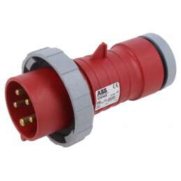 Conector alimentare AC trifazat drept pe cablu | Electronic-mag.ro | Componente Electronice