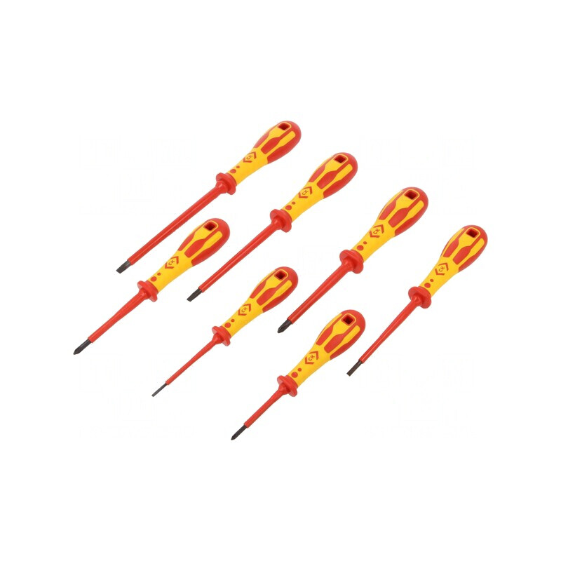 Kit: şurubelniţe izolată 1kVAC Phillips,plată din carton, T49192D | Electronic-mag.ro | Componente Electronice