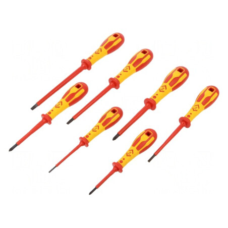 Kit: şurubelniţe izolată 1kVAC Phillips,plată din carton, T49192D | Electronic-mag.ro | Componente Electronice