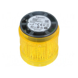 Semnalizator LED Galben 24V IP65 Ø60mm | Electronic-mag.ro | Componente Electronice