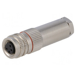 Conector M8 Mamă 4 Pinuri pe Cablu IP67 30V | Electronic-mag.ro | Componente Electronice