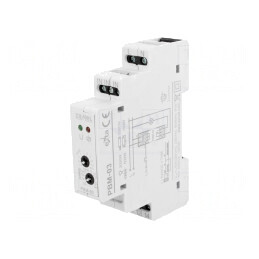 Releu Bistabil Impulsuri NO 16A IP20 PBM-03 | Electronic-mag.ro | Componente Electronice