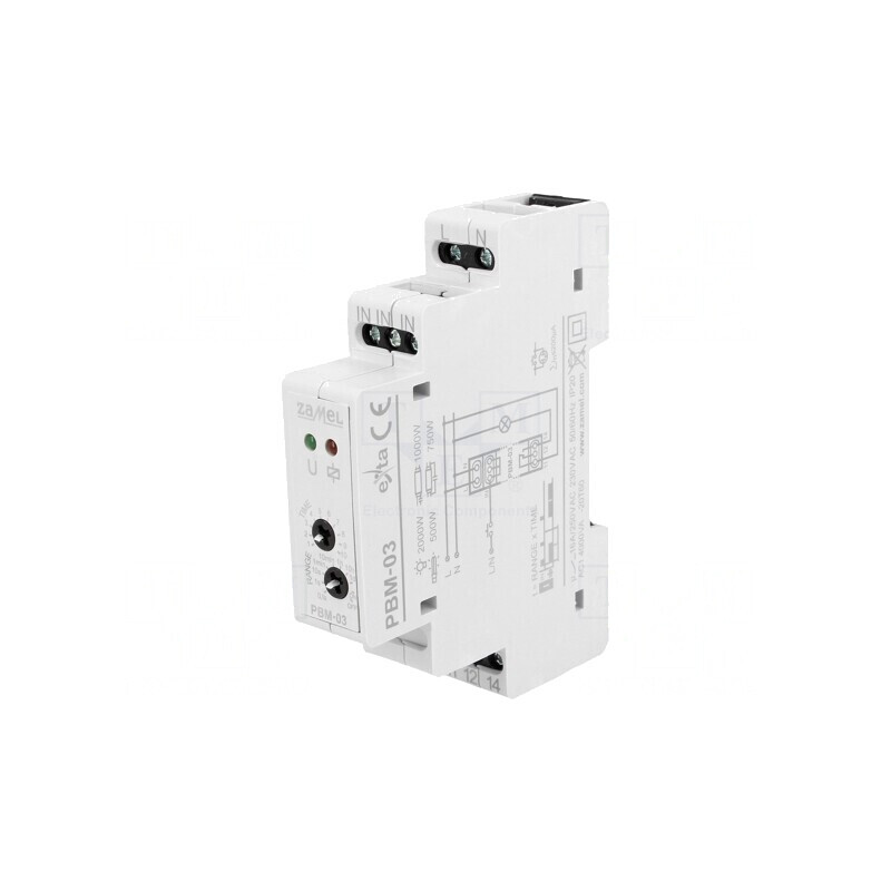 Releu Bistabil Impulsuri NO 16A IP20 PBM-03 | Electronic-mag.ro | Componente Electronice